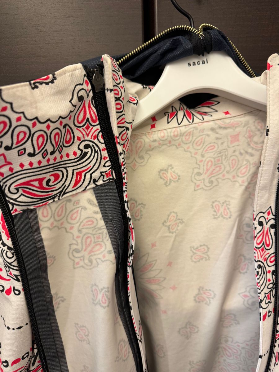 sacai 22SS Bandana Print Blouson サカイ バンダナ柄 sacai 22SS Bandana Print Blouson サカイ バンダナ柄