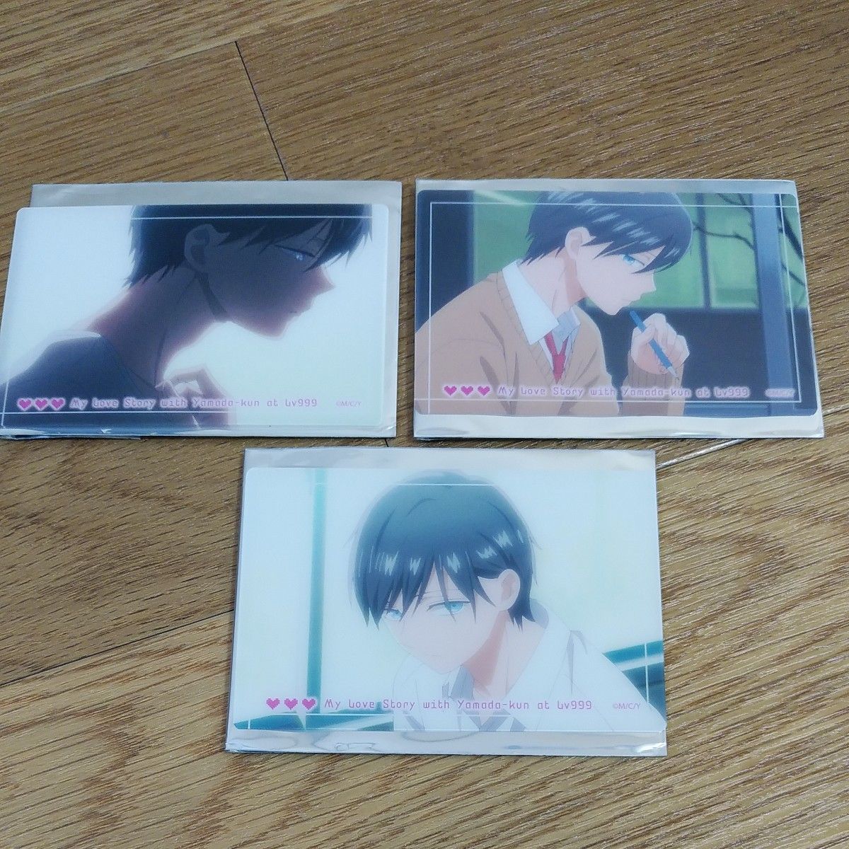 山田くんとLv999の恋をする　ランダム場面写クリアカード　3枚セット