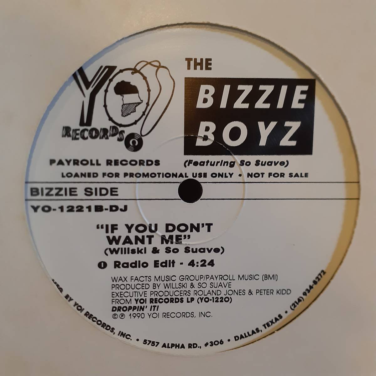 THE BIZZIE BOYZ / DROPPIN' IT /SKI BEATZ,ミドル,NEW JACK SWING RAP,STREET SOUL_画像2