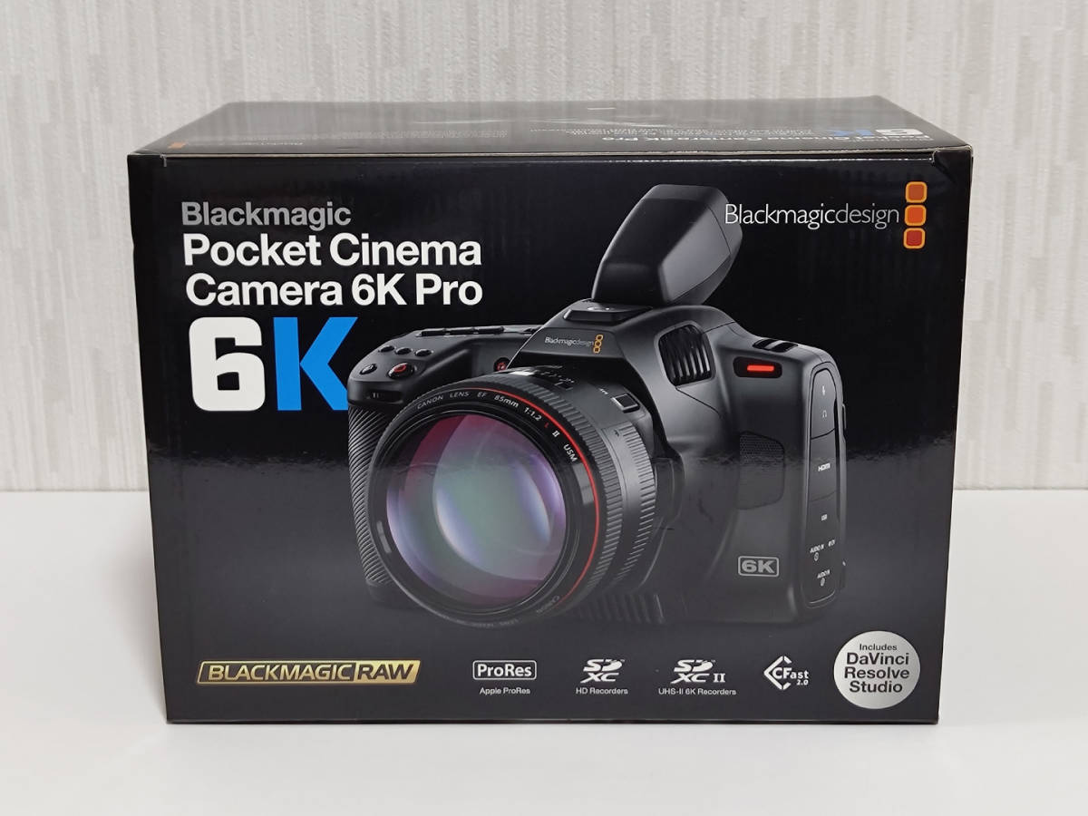 新品未使用■Blackmagic Design Pocket Cinema Camera 6K Pro■BMPCC6KPro_画像1