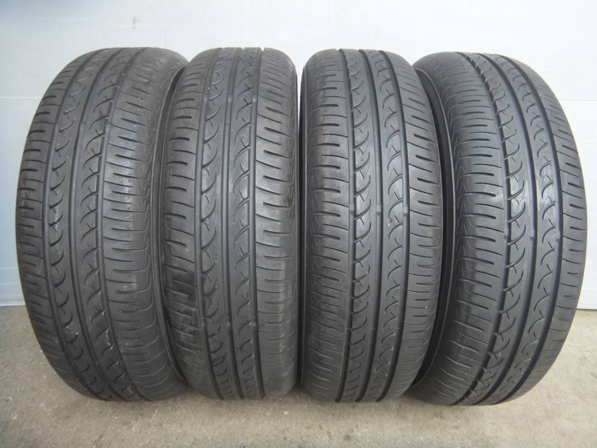 【9分山】165/65R13 ヨコハマ BluEarth AE01☆4本セット 31115 my16 検)エブリィワゴン アトレーワゴン ネイキッド タウンボックス_画像1