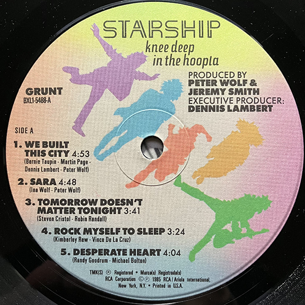 Starship / Knee Deep In The Hoopla [Grunt BXL1-5488] US盤－日本