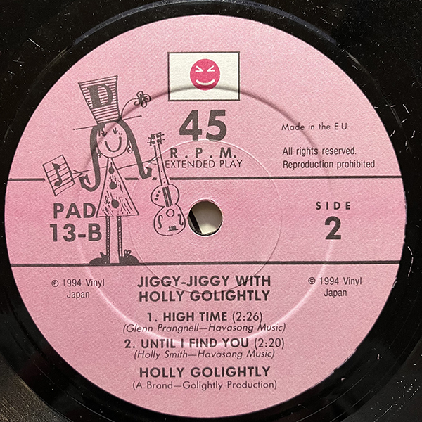 Holly Golightly / Jiggy-Jiggy With Holly Golightly [Vinyl Japan PAD 13] UK盤 _画像5