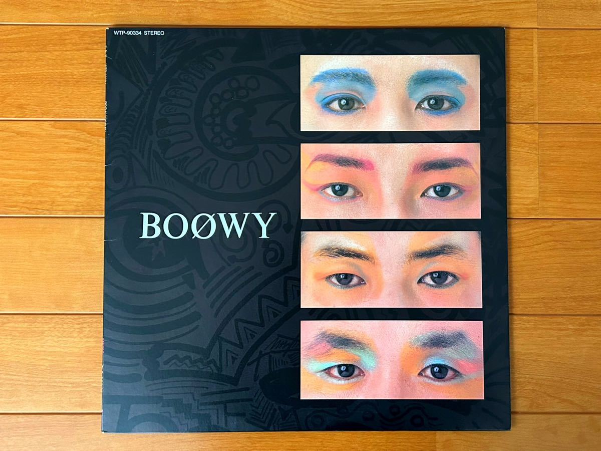 BOOWY☆〝BOOWY〟☆LP盤レコード☆WTP-90334☆東芝EMI☆氷室京介・布袋寅泰☆帯なし_画像1