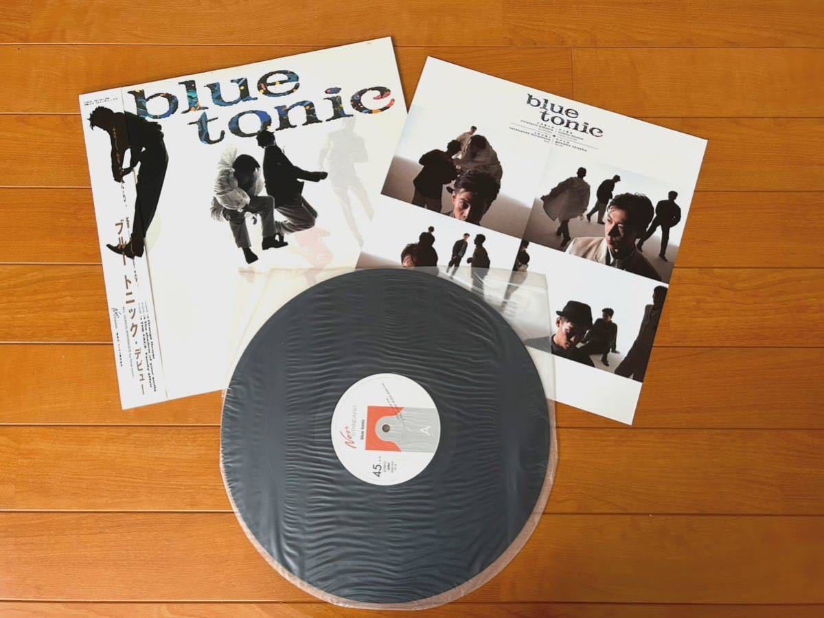 blue tonic☆ブルートニック☆デビュー・シングル☆12inchシングルレコード☆12NS-1011☆テイチク☆元ザ・ルースターズ井上富雄☆帯付き_画像3