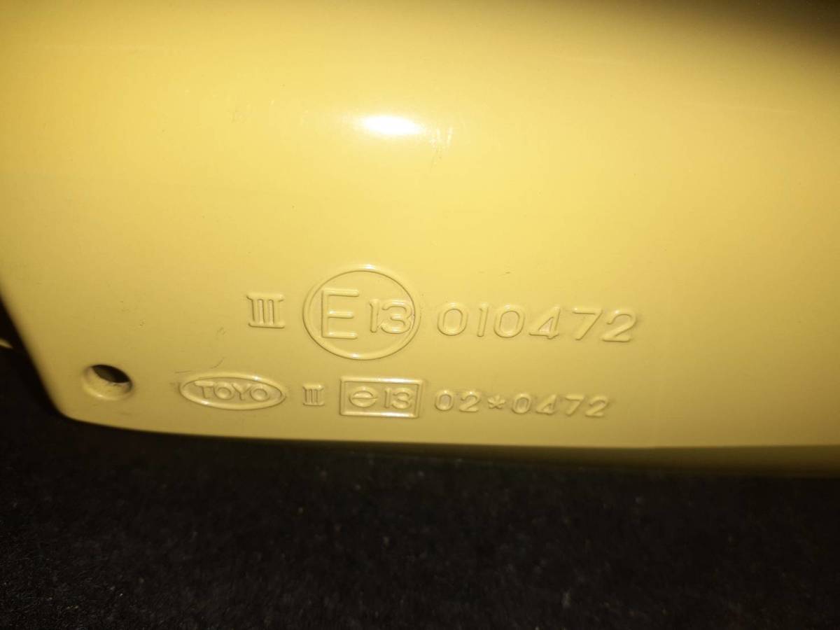 初代 スイフト スポーツ HT81Sのドアミラー 左側 黄色_画像6