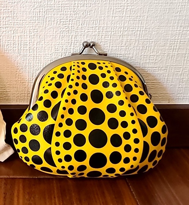 草間彌生KUSAMA YAYOI財布がま口PUMPKIN かぼちゃ南瓜水玉ドット 草間彌生KUSAMA YAYOI財布がま口PUMPKIN かぼちゃ南瓜水玉ドット