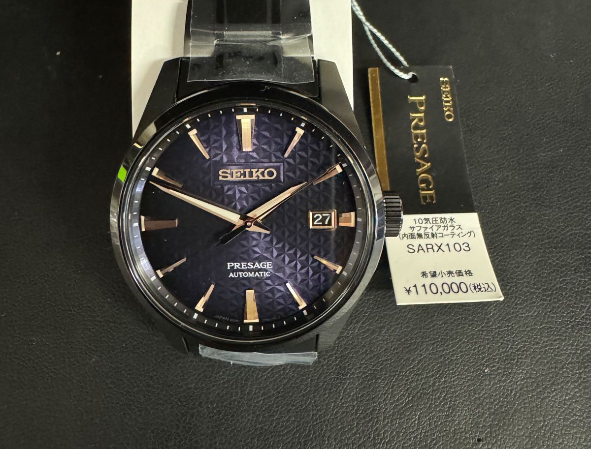 美品⭐️セイコー SEIKO SARX103プレサージュ 今週のみ値下げしてみる❕ 新品未使用セイコー SEIKO プレザージュ PRESAGE SARX103｜Yahoo