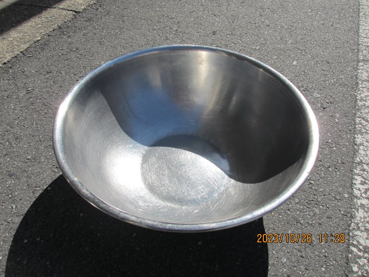  sink : washing for : aluminium ball round shape diameter 45cm depth 15cm: used good goods 