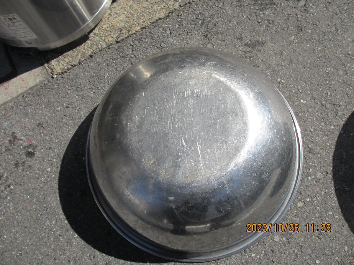  sink : washing for : aluminium ball round shape diameter 45cm depth 15cm: used good goods 