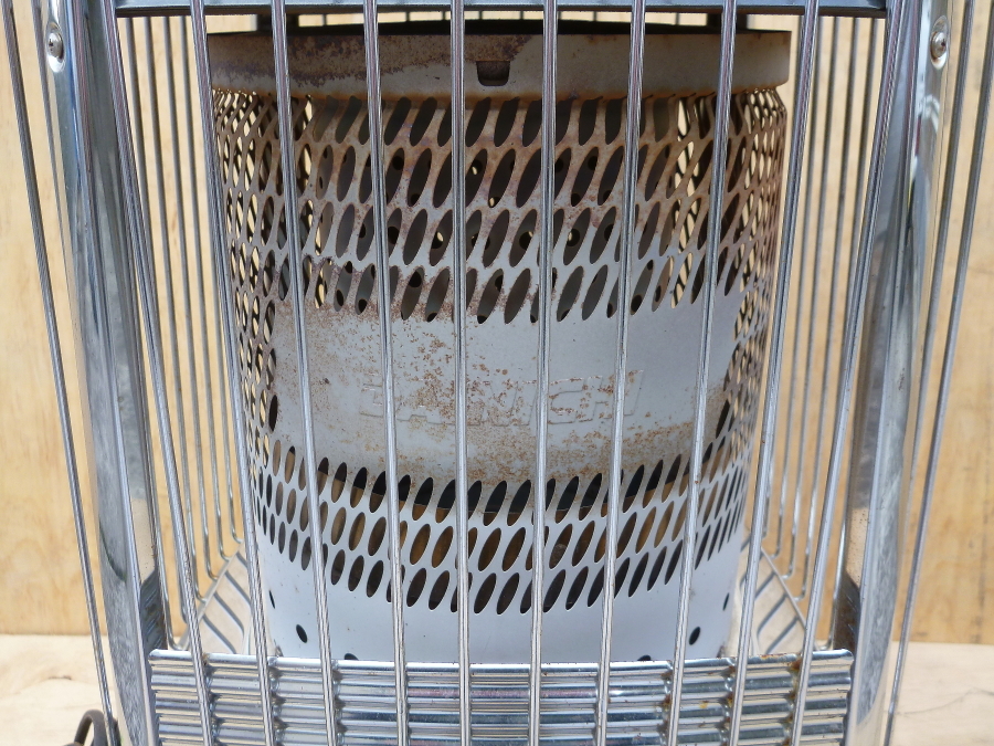  Junk Dainichi blue heater FM-182F compulsion ventilation shape opening type kerosine stove 2006 year used stove fan heater 