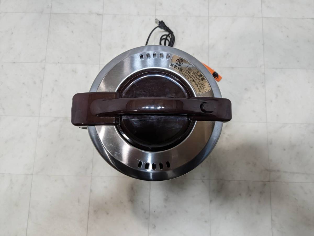 【送料無料】Rinnai リンナイ RR-050VQ （DB) こがまる 炊飯器 LPガス 2021年製 0.9L シルバー 調理器具 キッチン●BA09W009_画像2