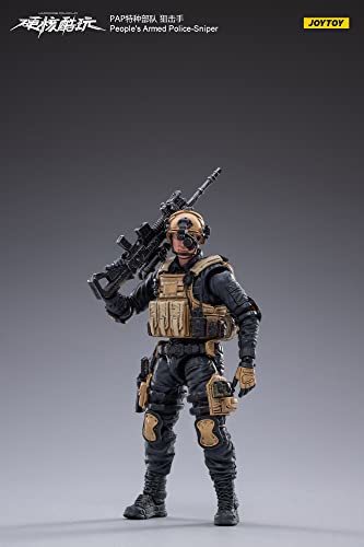 JOYTOY PAP特殊部隊 スナイパー 1/18スケールアクションフィギュア PVC&ABS製 塗装済み可動フィギュア_画像3