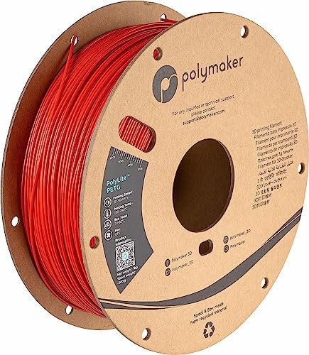 ポリメーカ(Polymaker)3Dプリンタ―用フィラメント PolyLite PETG 1.75mm径 1kg巻 レッド_画像2