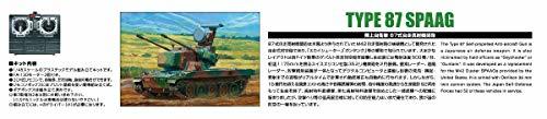 青島文化教材社 リモコンプラモデルシリーズ No.8 陸上自衛隊 87式自走高射砲 プラモデル_画像3