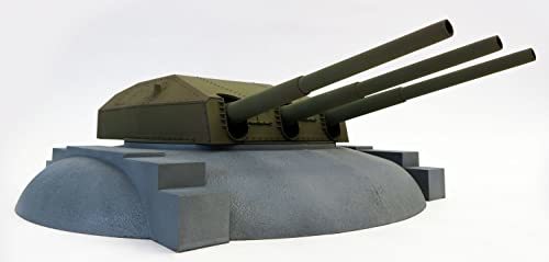 モデルコレクト 1/72 ドイツ軍 合うストラット要塞 28cm3連装砲沿岸砲 プラモデル UA72344 成型色_画像2