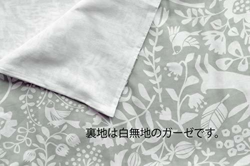 CAMEL PALMS 日本製 綿100％ ガーゼ 掛布団カバー シングル 150×210cm 着脱簡単テープ付スナップ_画像2