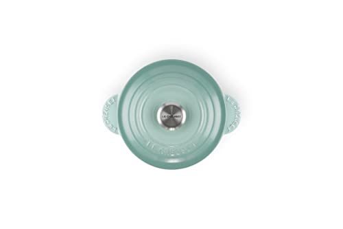 ル・クルーゼ(Le Creuset) 鋳物 ホーロー 鍋 両手鍋 無水鍋 ココット・エブリィ 18 セージ ガス IH オーブン 対応_画像2