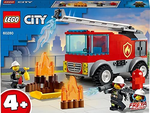 レゴ(LEGO) シティ 消防はしご車 60280 おもちゃ ブロック 消防 しょうぼう トラック 男の子 女の子_画像2
