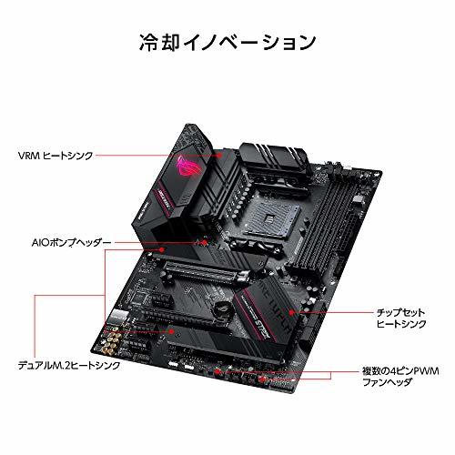 ASUS AMD B550 搭載 AM4 対応 マザーボード ROG STRIX B550-F GAMING 【 ATX 】_画像3