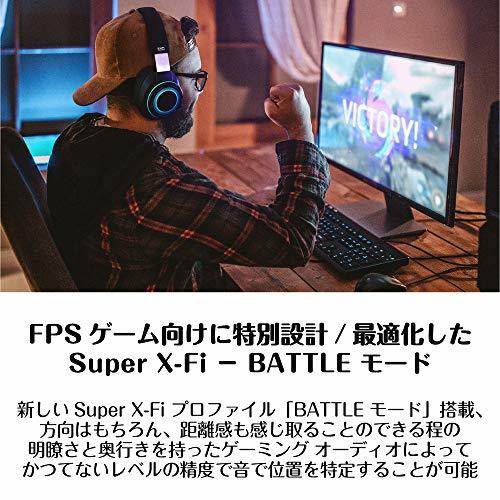 Creative SXFI Gamer Super X-Fi BATTLEモード FPS CommanderMic PC/PS4/Switch USB-C ゲーミング ヘッドホン SF-GMR-BK_画像4