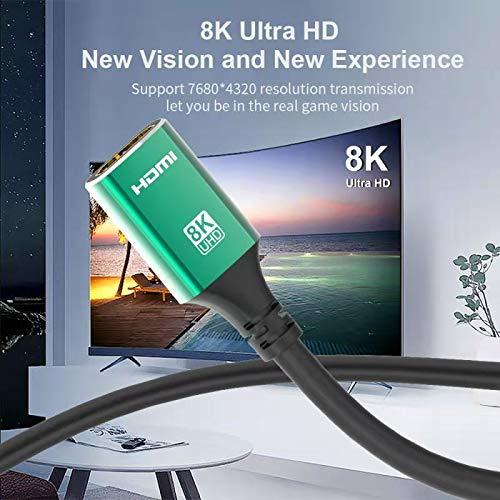 xiwai HDMI 2.1 延長ケーブル オス-メス ウルトラHD UHD 8K 60hz 4K 120hz ケーブル 48GB_画像3