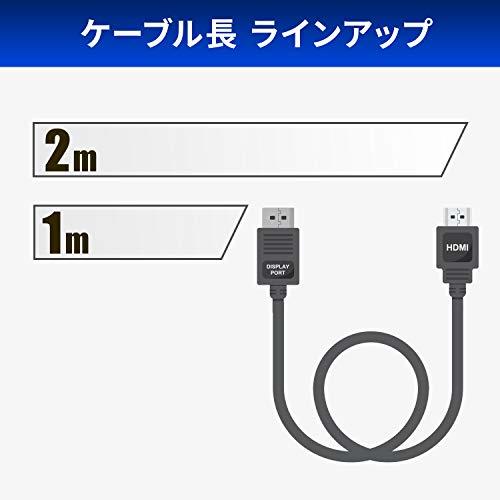 GOPPA ゴッパ DisplayPort HDMI 変換ケーブル 2m GP-DPHD/K-20_画像5