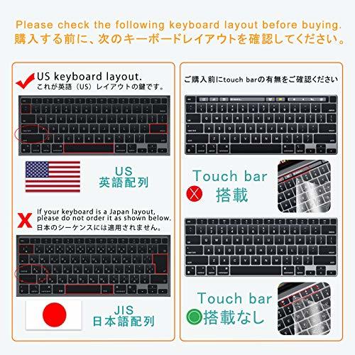 【US Keyboard Version - 2020年11月発売 M1 Chip 搭載 モデル】Macbook Air 13 2020 用 キーボードカバー [Keyboard Cover] 対応_画像2