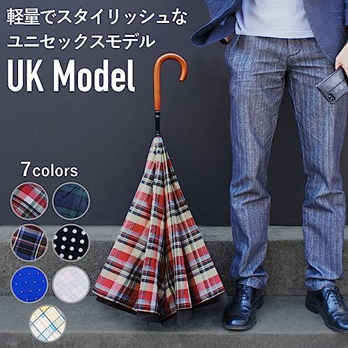 【CARRY saKASA (キャリーサカサ) UK Model（UK モデル）】逆さ傘 逆折り式傘 さかさ傘 逆さま傘 軽量 逆さに開く 濡れない 便利 自立する_画像3