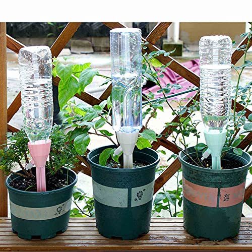 水やり 自動給水キャップ 植物 水やり当番 ペットボトル 留守用 目詰まり防止 自動水分量調節 じょうろ おしゃれ 室内 家庭用 自動給水器_画像3