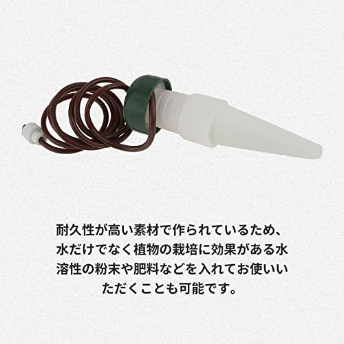 Hicello 自動水やり器 吸水キャップ 自動給水システム 挿し込むだけで取り付け簡単 留守用 水遣り機 ガーデニング 鉢植え 観葉植物 盆栽_画像4