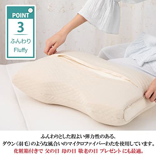 枕 マイクロ 枕 マイクロファイバー マイクロファイバー綿 約36ｘ53ｘ4ｃｍ 枕カバー 適用サイズ 43 × 63 cm_画像4