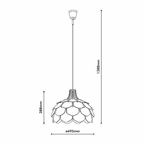 EGLO LED ペンダントライト おしゃれ 北欧 木製 MORALES 49.5cm 204421J デザイナーズ照明 リビング ダイニング カフェ_画像5