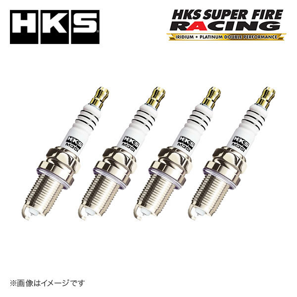 HKS プラグ スーパーファイヤーレーシング M40HL 1台分セット NGK8番相当 カローラルミオン ZRE154N 07/10- 2ZR-FE 1800cc_画像1