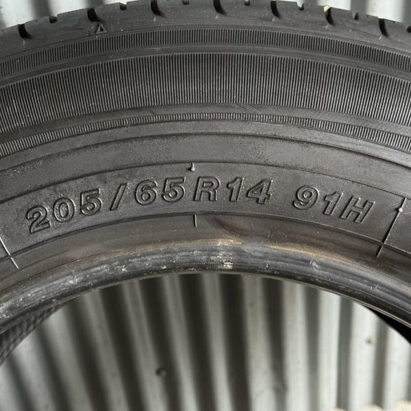 中古タイヤ YOKOHAMA ヨコハマ DNA map ES340 205/65R14 2015年製造 205/65-14 タイヤのみ2本_画像6