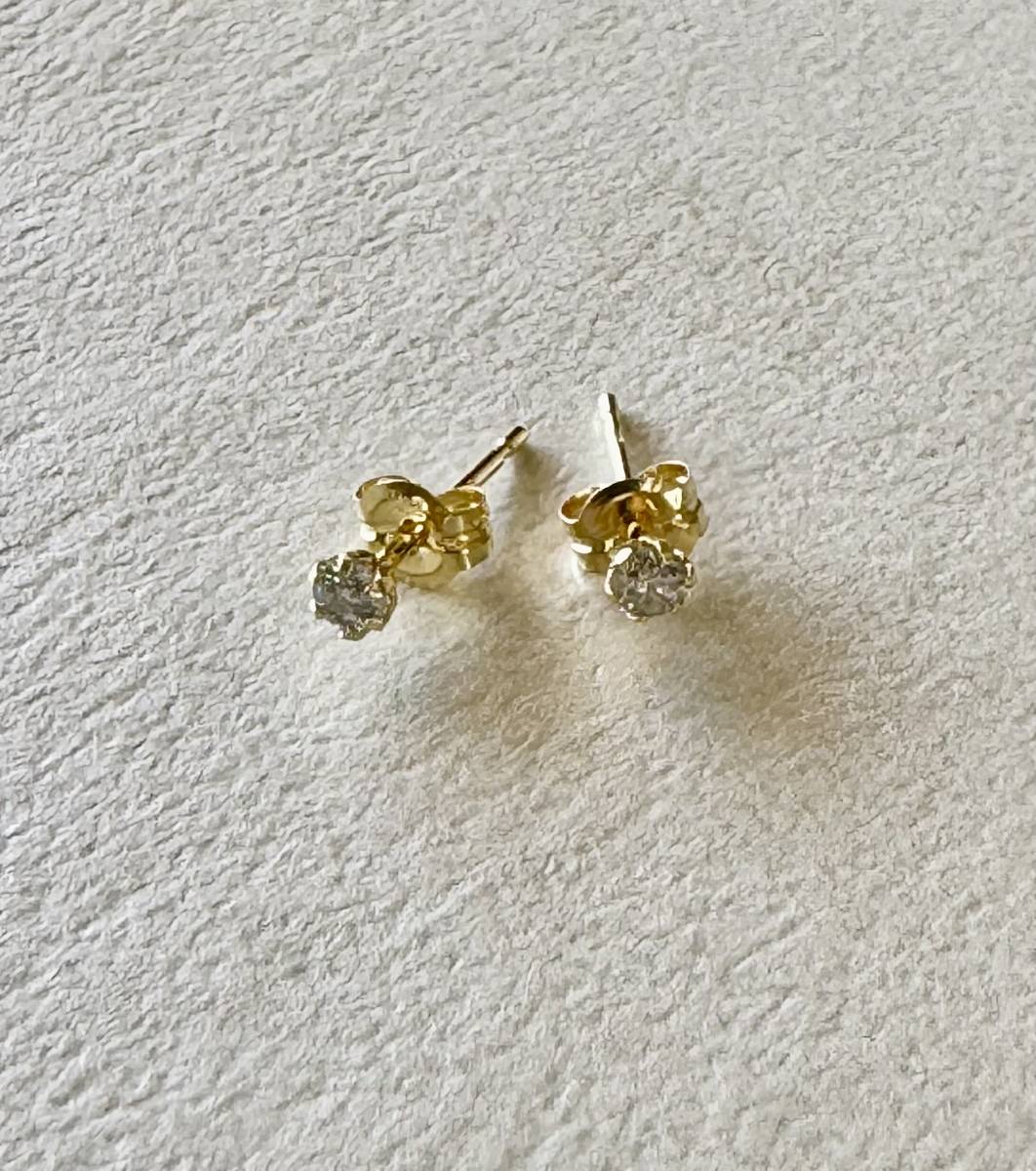 K18ピアス ダイヤモンドピアス 0 10 K18ダイヤモンドピアス 送料無料