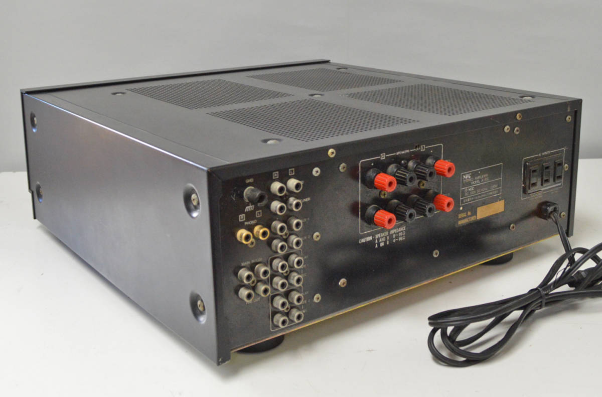 出音確認済み NEC A-10II ハイグレードプリメインアンプ RESERVE II インテグレーテッドアンプ 現状品 ys947_画像7