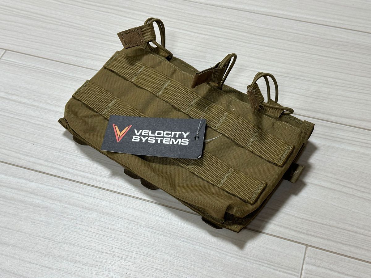 Velocity Systems トリプル5 .56 マガジンポーチ HELIUM WHISPER TRIPLE 5 56 マガジンポーチ 実物 velocity