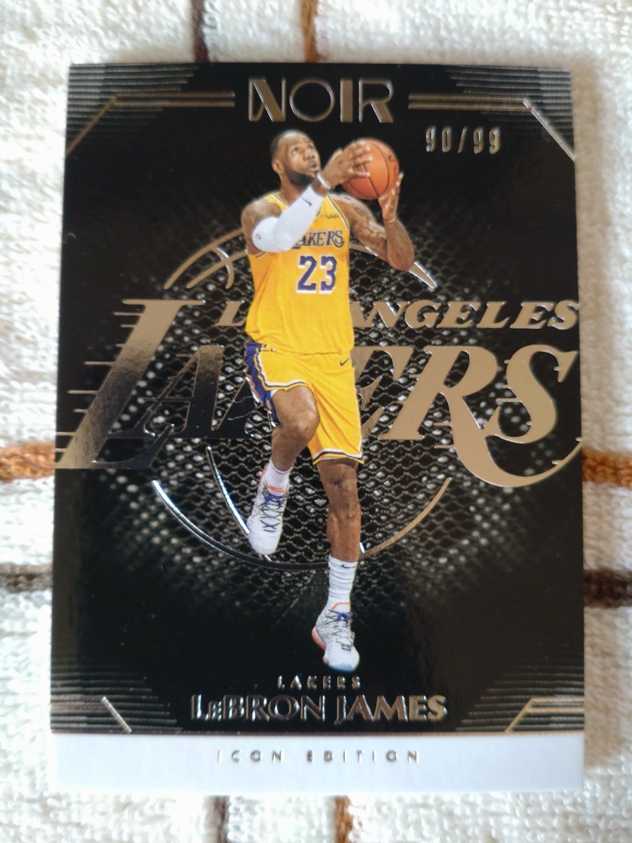 2019-20 panini noir lebron james icon edition /99_画像1