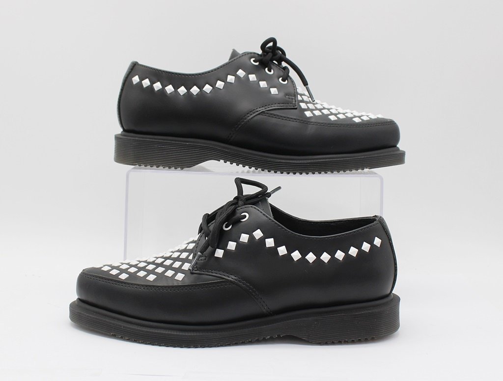 【1円】ドクターマーチン WILLIS スタッズ 3ホール シューズ ブラック 靴 UK4 Dr.Martens z20-1308 中古品 z_ｚ_画像3
