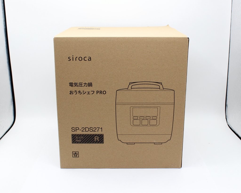 【未使用】シロカ おうちシェフPRO レッド SP-2DS271 電気圧力鍋 siroca z23-3934 z_e_画像1