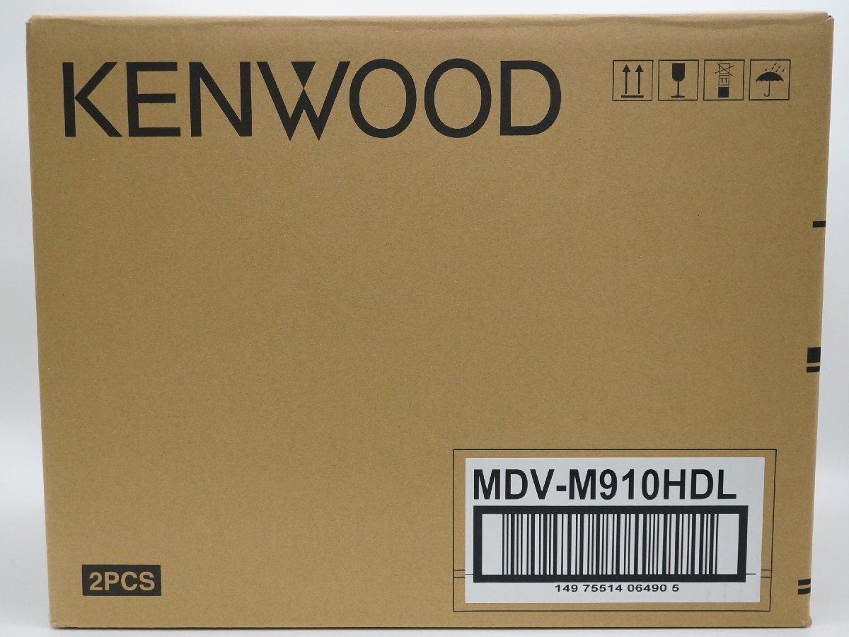 ★1スタ!!【未使用品/2個セット】Kenwood ケンウッド 9V型 大画面モデル カーナビ 彩速 Bluetooth内蔵 Mシリーズ MDV-M910HDL m5-32337 m__画像1