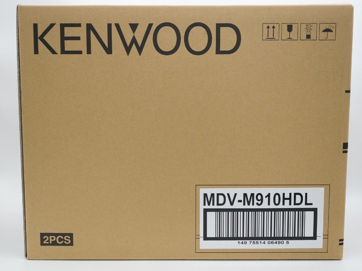 ★1スタ!!【未使用品/2個セット】Kenwood ケンウッド 9V型 大画面モデル カーナビ 彩速 Bluetooth内蔵 Mシリーズ MDV-M910HDL m5-32337 m__画像3