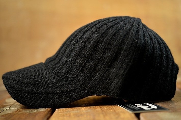 ニット帽 ニットキャップ キャップ 帽子 メンズ レディース Knit 7990352 9009978 O-8 ブラック 新品 1円 スタート_画像3