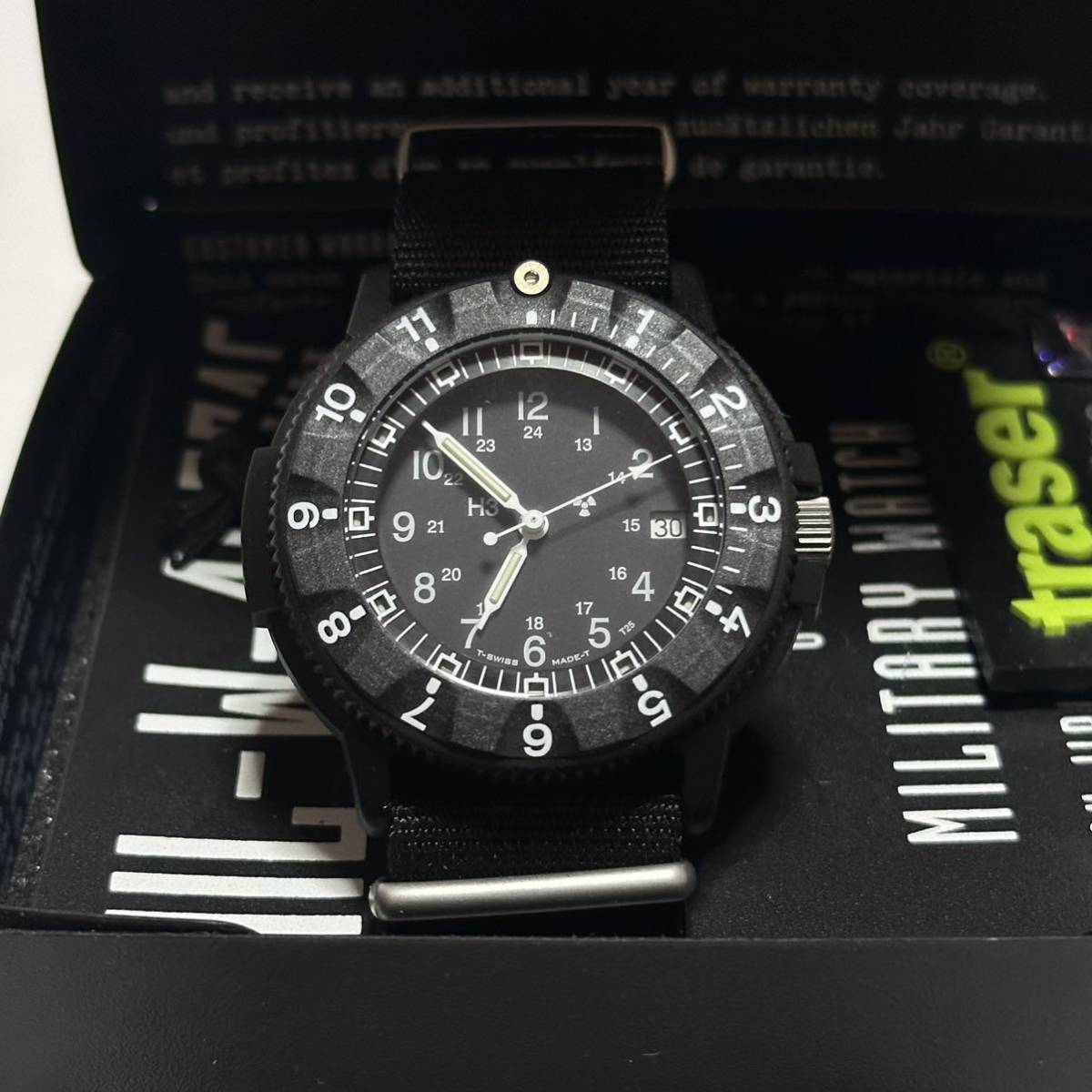 traser type6 military watch 踊る大捜査線 織田裕二 使用モデル シリアルナンバー入り 生産終了_画像2