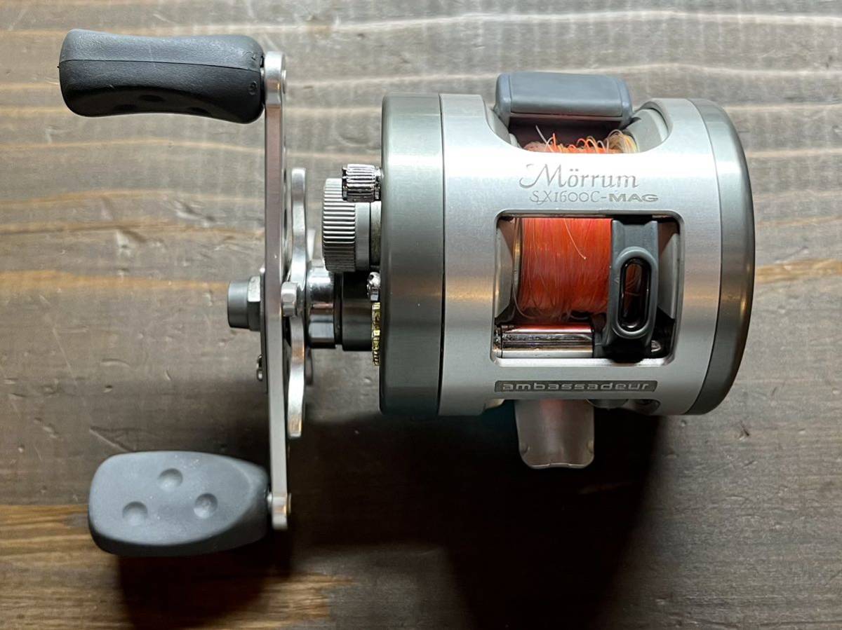 Abu Garcia Morrum アブガルシア モラム SX 1600C MAG マグ 右巻きambassadeur Magnetic Brake リール (090010/42) made in Sweden_画像1