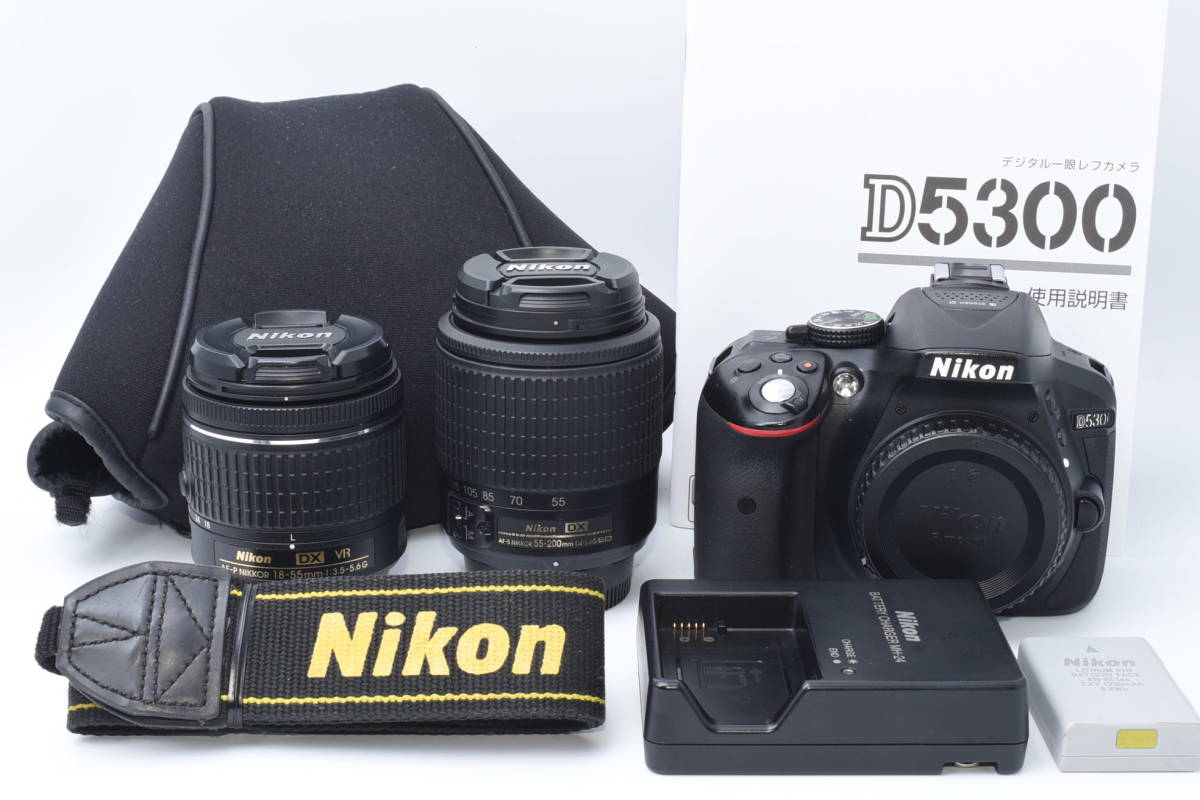 ★美品★ ニコン Nikon D5300 ダブルレンズセット_画像1