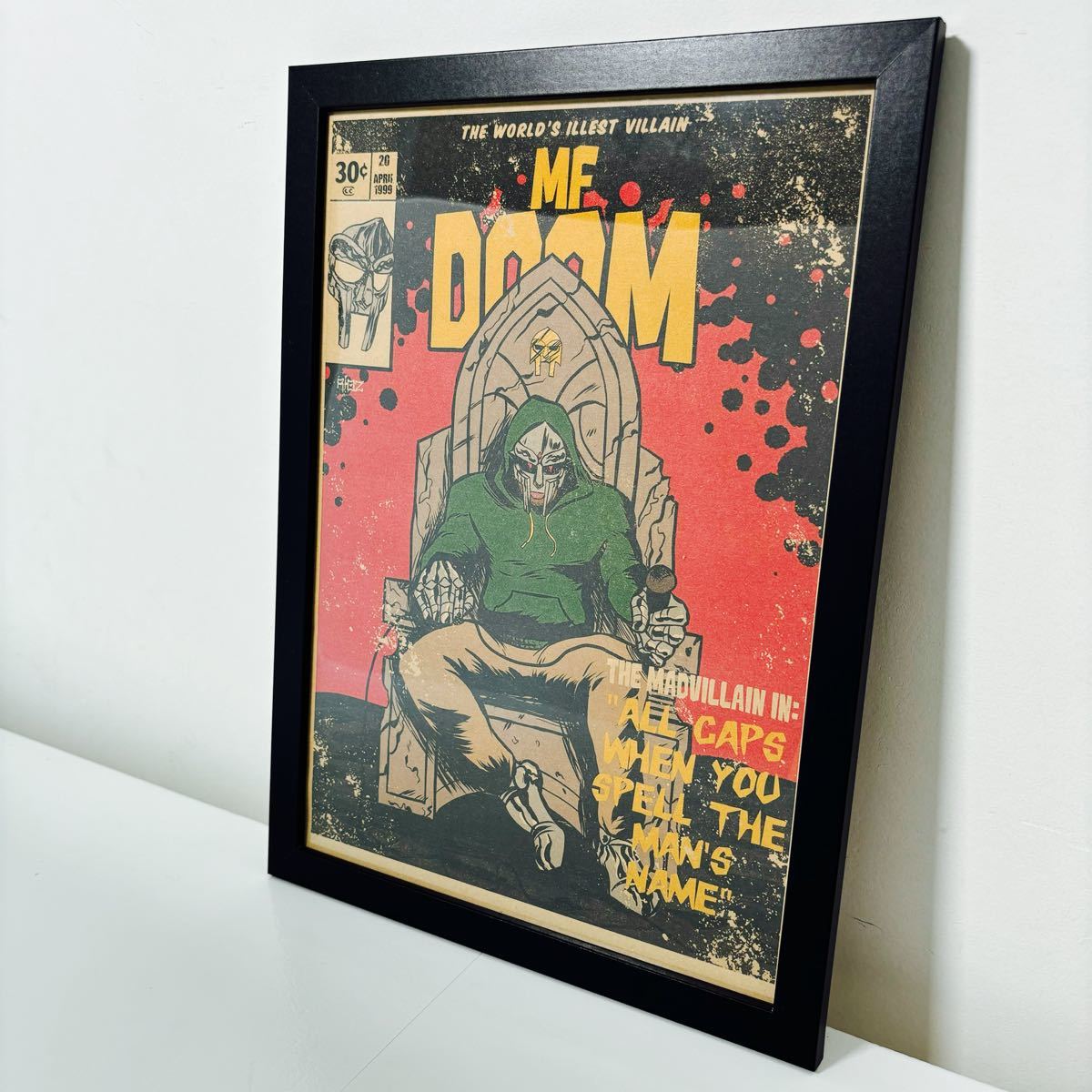 [ black amount attaching poster ]MFdu-m(MF DOOM) ⑦( new goods )