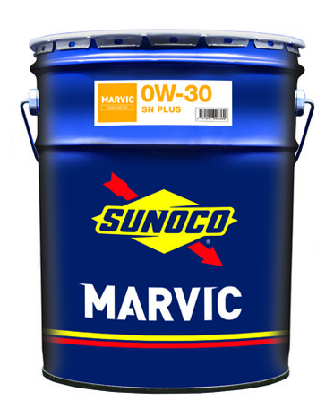 送料無料！　SUNOCO　MARVIC　スノコ　マーヴィック　SN　PLUS相当　0W-30　Synthetic　Level:部分合成　 20L缶　エンジンオイル_画像1