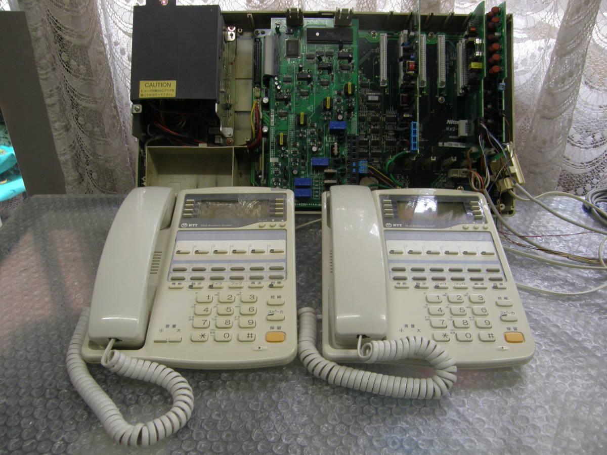 P161　MBS-6LSTEL＜１＞ 　　αRX２の標準電話機（内線１１）_稼働試験中の画像